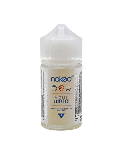 Naked 100 Cream Azul Berries 0mg 50ml Short fill E-liquid