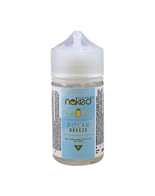 Naked 100 Menthol Polar Breeze 0mg 50ml Short fill...