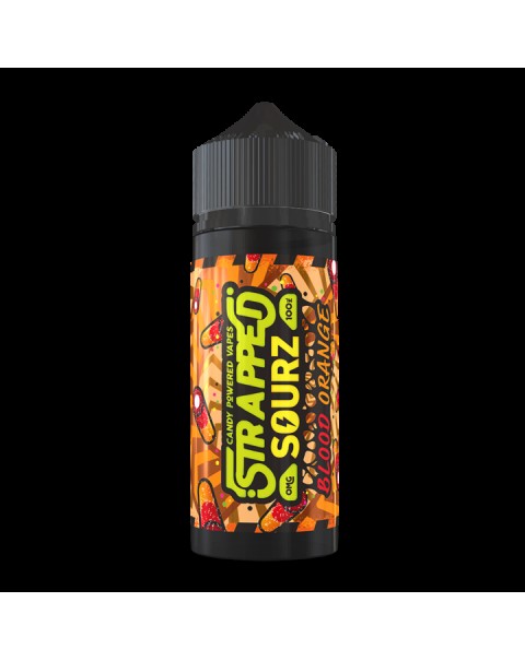 Strapped Sourz: Blood Orange 0mg 100ml Short Fill E-Liquid