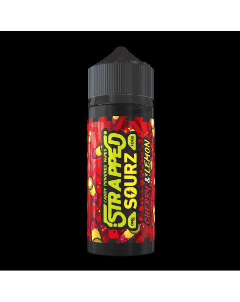 Strapped Sourz: Cherry & Lemon 0mg 100ml Short Fill E-Liquid