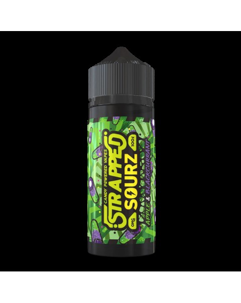 Strapped Sourz: Apple & Blackcurrant 0mg 100ml Short Fill E-Liquid