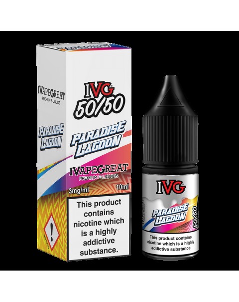 IVG Crushed 50/50: Paradise Lagoon 10ml E-Liquid