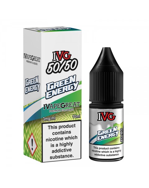 IVG Crushed 50/50: Green Energy 10ml E-Liquid