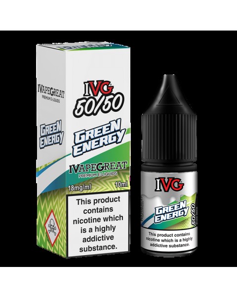 IVG Crushed 50/50: Green Energy 10ml E-Liquid