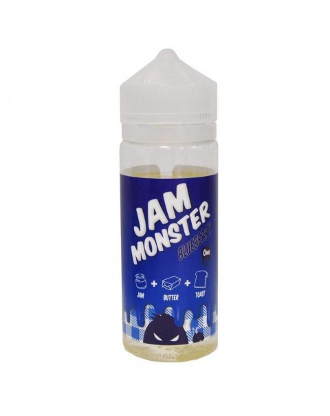 Jam Monster Blueberry 0mg 100ml Short Fill