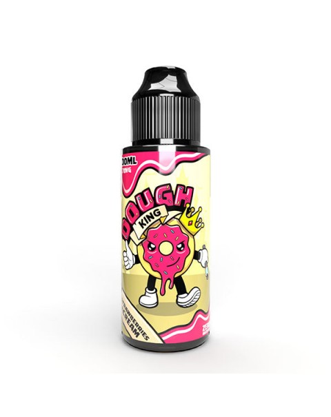 Dough King Strawberries and Cream 0mg 100ml Short Fill E-Liquid