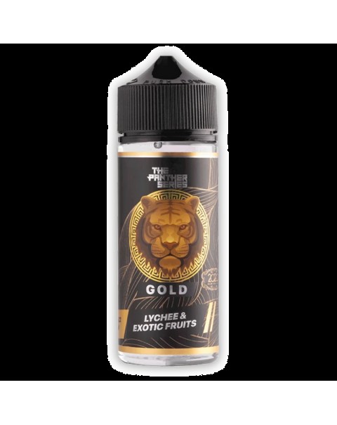 Dr Vapes The Panther Series: Gold Panther 0mg 100ml Short Fill E-Liquid