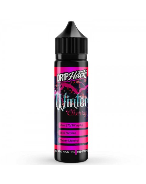 Drip Hacks Cherry Winter 0mg 50ml Short Fill E-Liquid