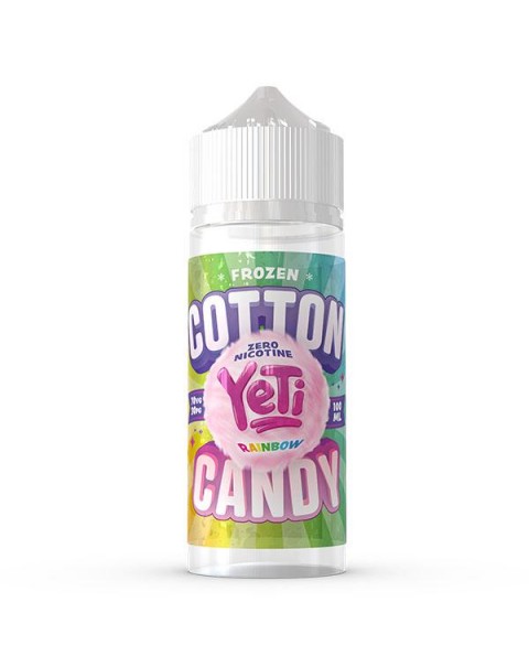 Yeti Cotton Candy: Rainbow 0mg 100ml Short Fill E-Liquid