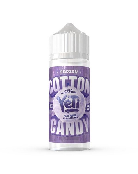 Yeti Cotton Candy: Grape Blackberry 0mg 100ml Short Fill E-Liquid