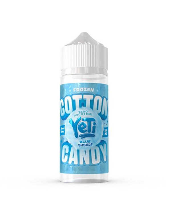 Yeti Cotton Candy: Blue Bubble 0mg 100ml Short Fil...