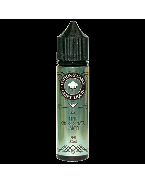 Cotton & Cable Cocktails: Mint Chocochata Martini 0mg 50ml Short Fill E-Liquid