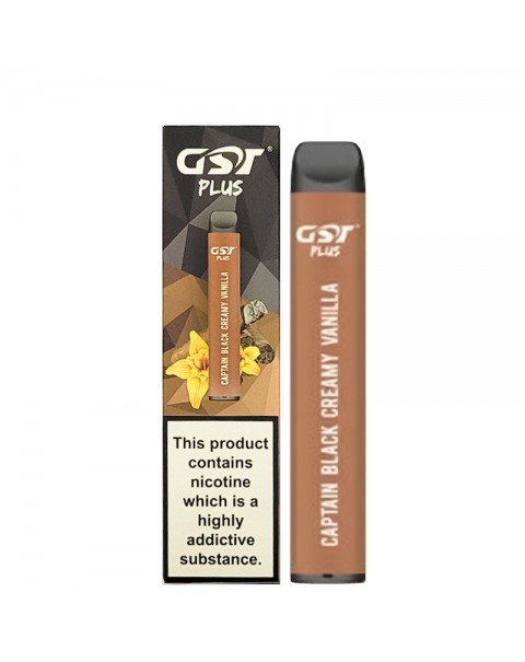 GST Plus Captain Black Creamy Vanilla Disposable Vape Device 20mg